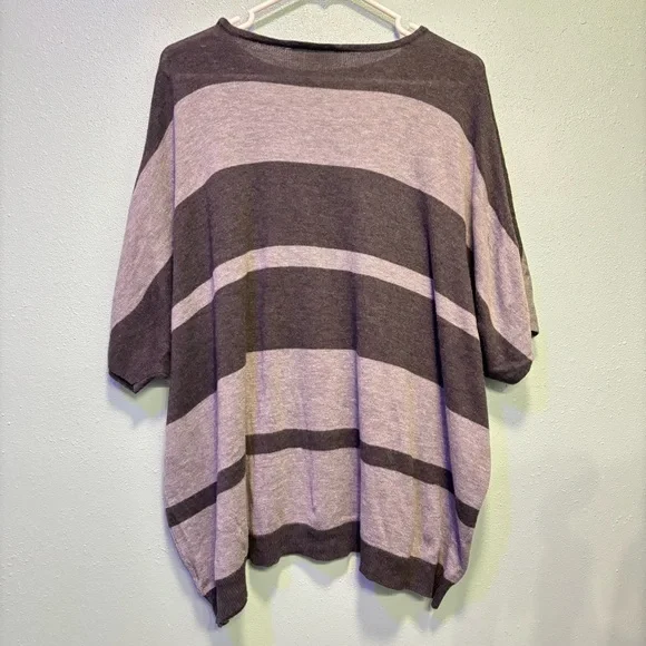 RD Style Oversized Striped Batwing Sweater - Size Small - Picture 6 of 7